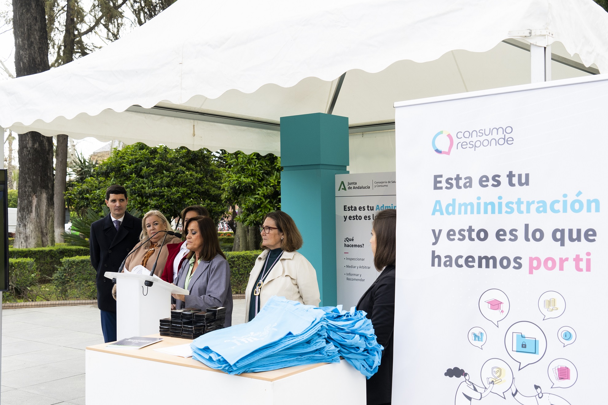 Declaración institucional de la directora general de Consumo, Milagros de Borbón