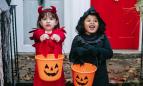 Niñas disfrazadas de halloween